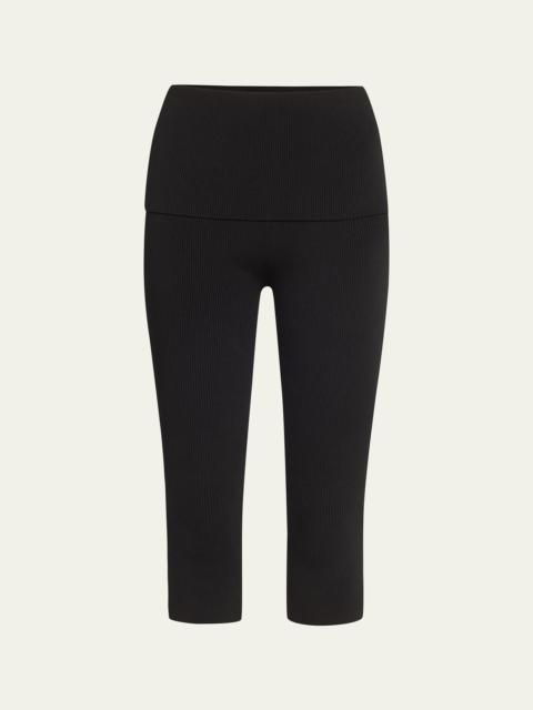 3.1 Phillip Lim Compact Ribbed Pull-On Capris