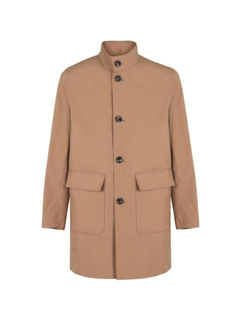 Herno flap-pockets button jacket