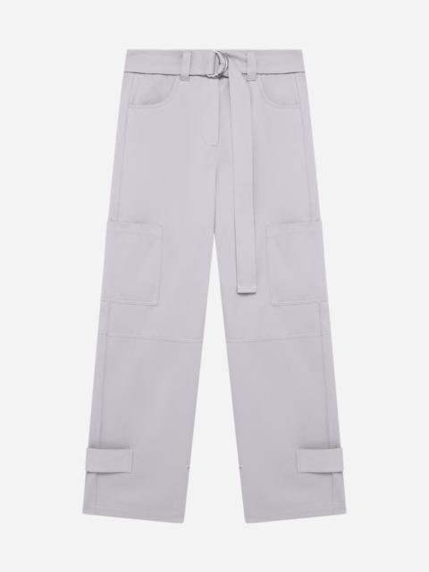 MSGM Gabardine pants with belt