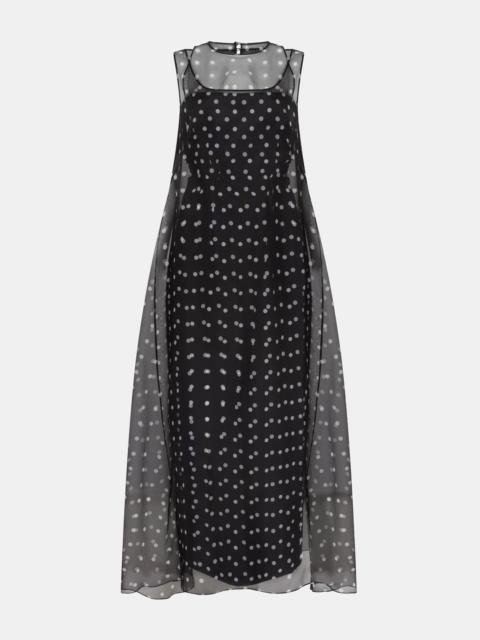 EMILIA WICKSTEAD Selina Dress In Polka Dot Tafetta And Organza