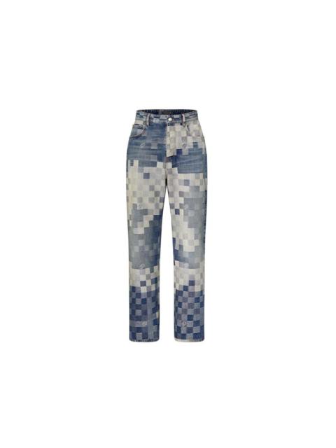 Louis Vuitton Louis Vuitton Damier Damoflage Denim Skate Pants Indigo