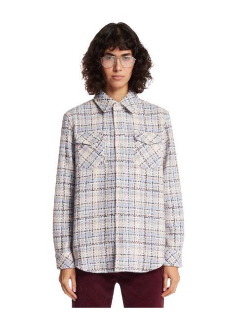 God’s True Cashmere White Rosewood Cashmere Shirt