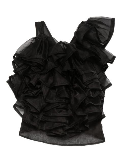 VIKTOR & ROLF ruffled volant top