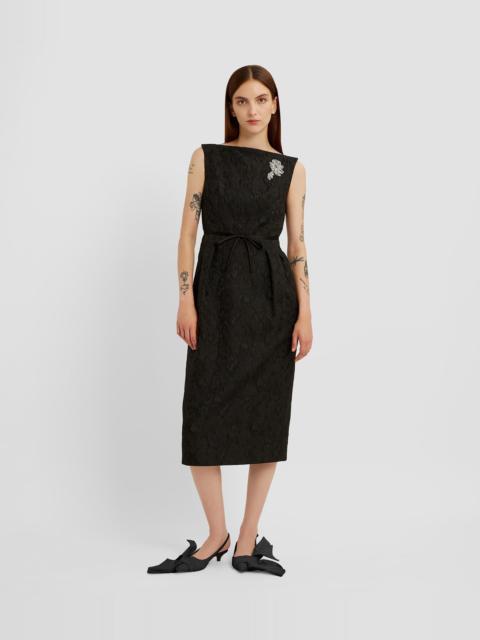 SLEEVELESS PENCIL MIDI DRESS