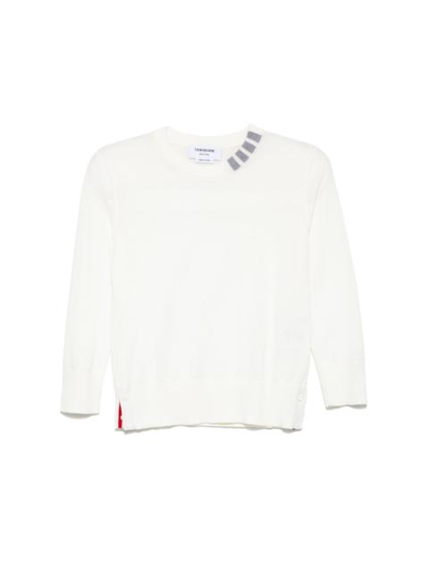 Thom Browne 4-Bar stripe intarsia jumper