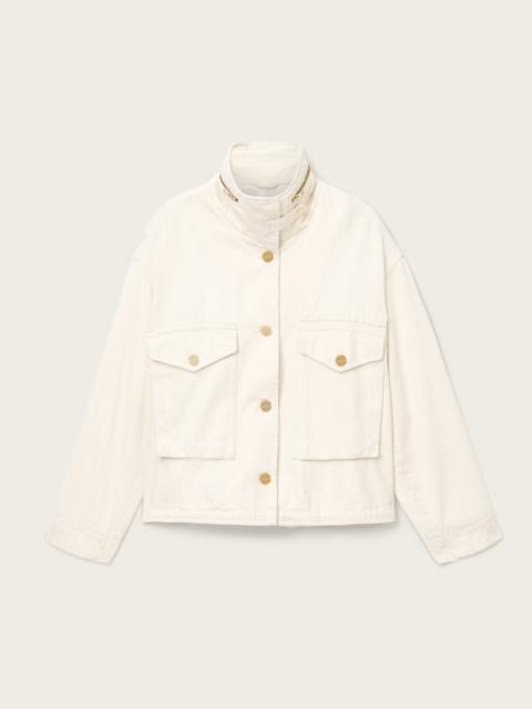 ALLSAINTS CLAY DENIM CROPPED JACKET