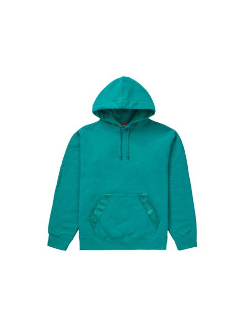 Supreme Supreme Tonal Webbing Hooded Sweatshirt Dark Aqua