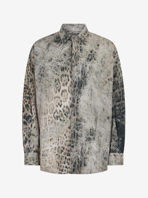 Roberto Cavalli Jaguar Print Shirt