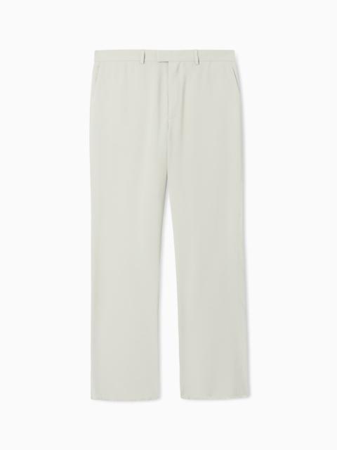 EMPORIO ARMANI ICON PEACH-FINISH CANVAS TROUSERS