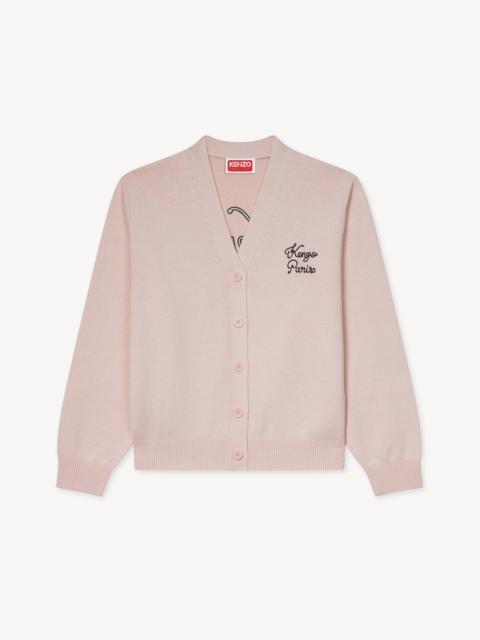 KENZO 'KENZO Paris Chainstitch' cardigan in wool and cotton