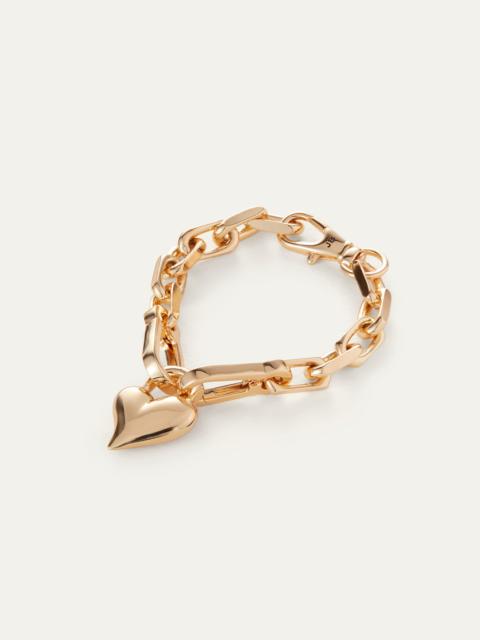 JENNY BIRD Padlock Heart Chain Bracelet