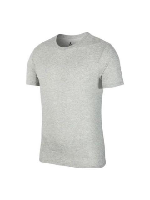 Jordan Men's Jordan Dri-Fit Solid Color Quick Dry Round Neck Short Sleeve Gray T-Shirt 743037-063