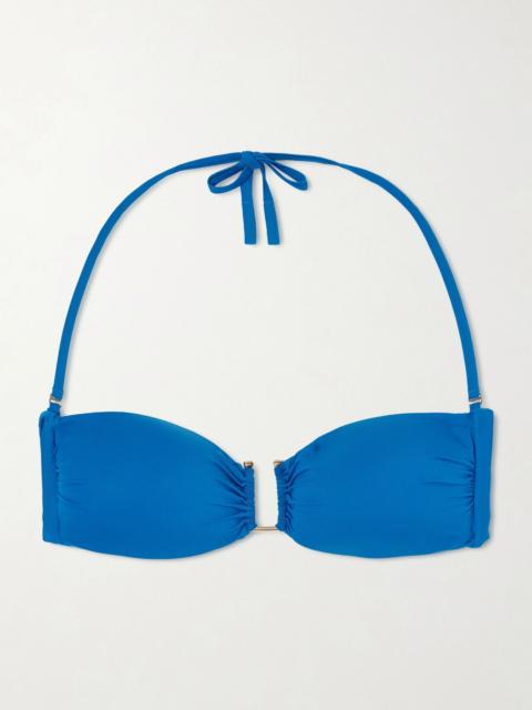 Max Mara Amelia bandeau bikini top Turquoise