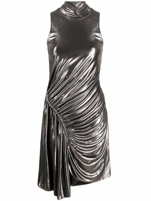 Balmain ruched sleeveless mini dress
