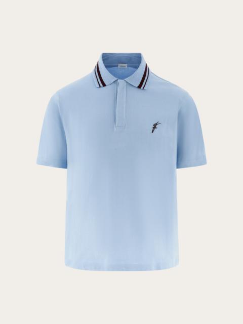 FERRAGAMO Organic cotton polo shirt