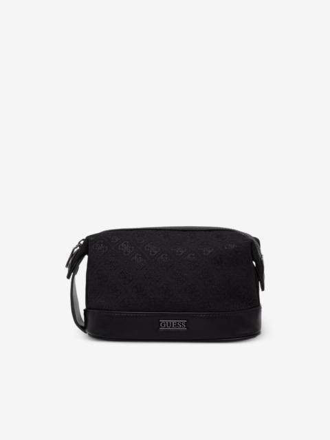 GUESS USA Boston monogram-print wash bag