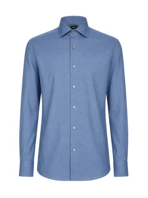 ZEGNA Blue Cashco shirt