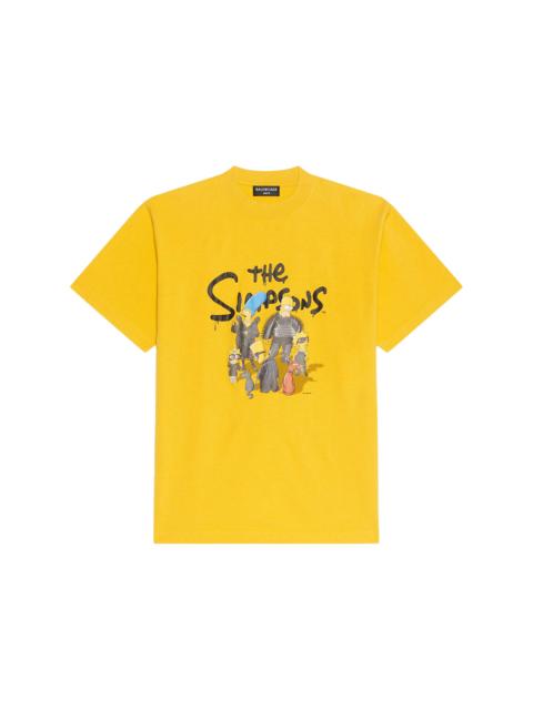 BALENCIAGA Women's The Simpsons Tm & © 20th Television T-shirt Small Fit in Yellow