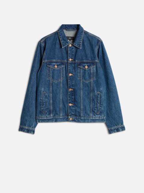 7 For All Mankind PERFECT JACKET in Denim Kingfisher