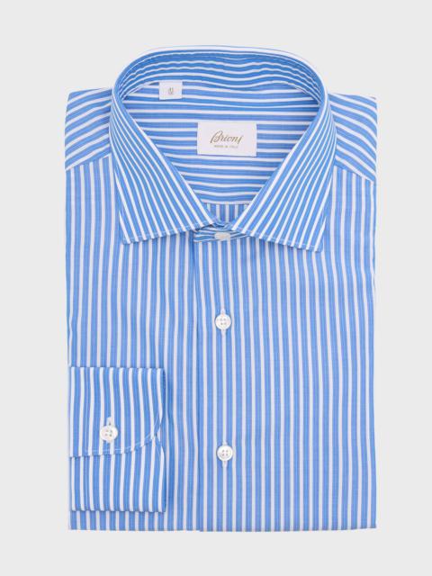 Men's Cotton Multi-Stripe Dress Shirt