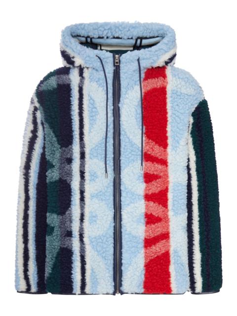 Loewe MULTICOLOR HOODED TEDDY JACKET