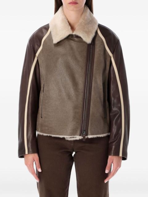 EMPORIO ARMANI fur collar jacket