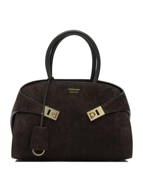 FERRAGAMO Hug Handbags Brown