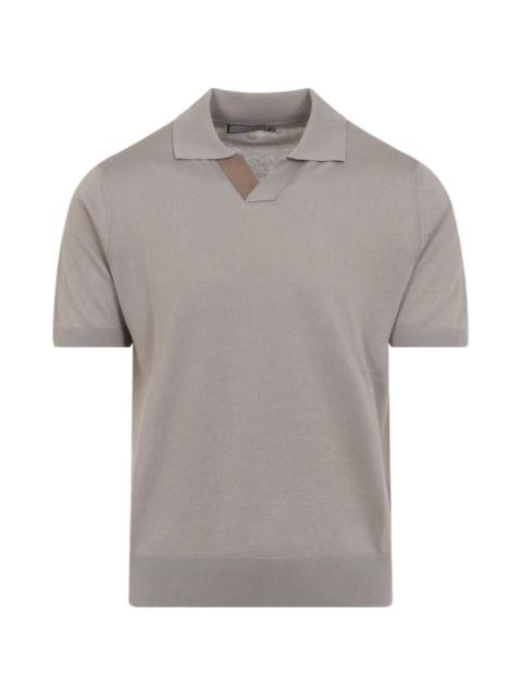 Canali collar-detail T-shirt