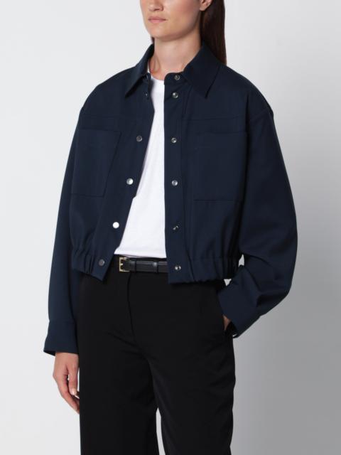 WEEKEND Max Mara Short blue wool jacket