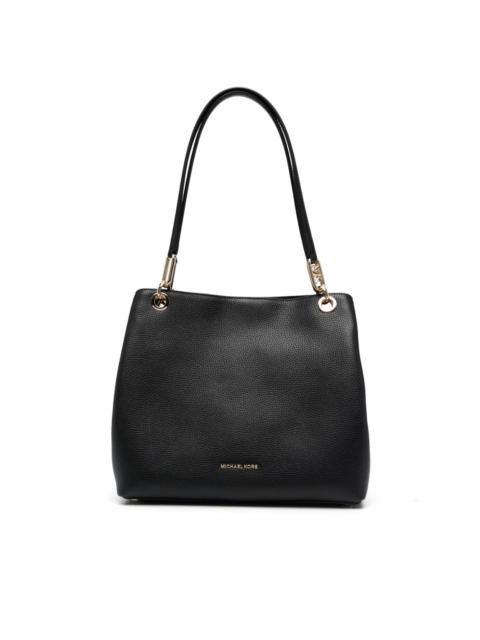 MICHAEL KORS Kensington logo-plaque leather tote bag
