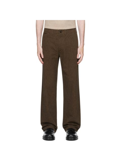RRL by Ralph Lauren Brown Chino Field Trousers