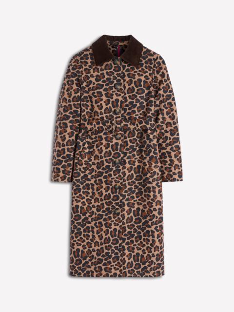 BODEN Lancaster Belted Mac-Leopard