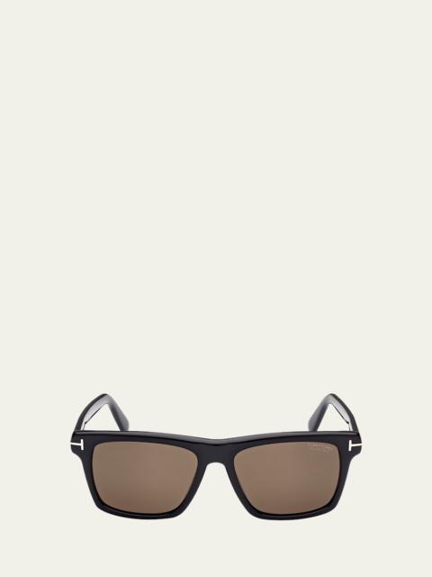TOM FORD Men's Square Polarized Sunglasses