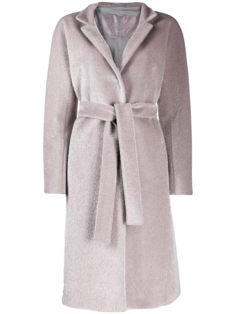 Herno belted wrap overcoat