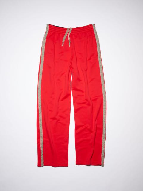 Acne Studios Fleece sweatpants - Sharp red