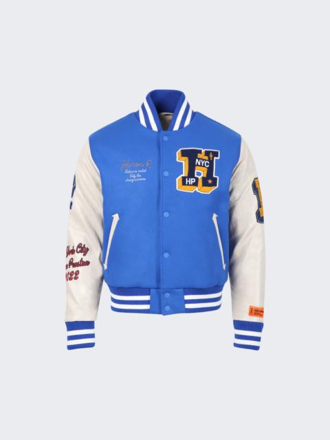 Heron Preston Varsity Jacket Blue And Yellow