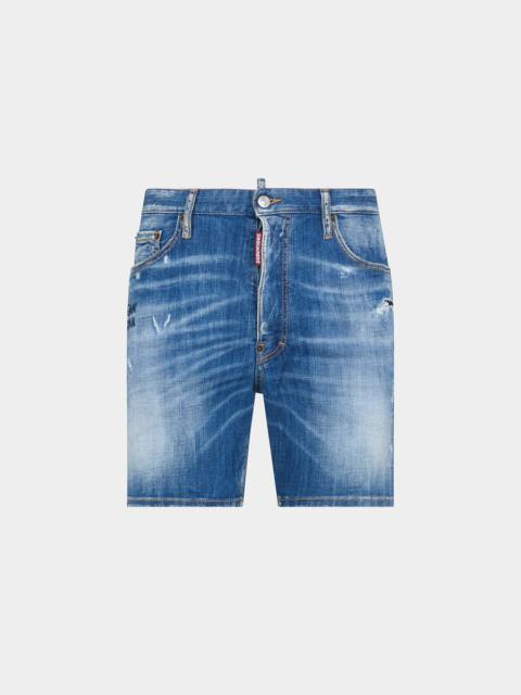 DSQUARED2 MEDIUM DUSTY WASH MARINE SHORTS