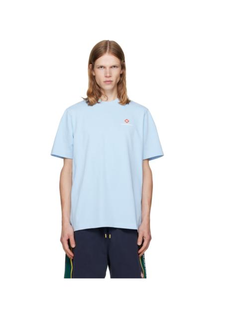 CASABLANCA Blue Core Logo T-shirt