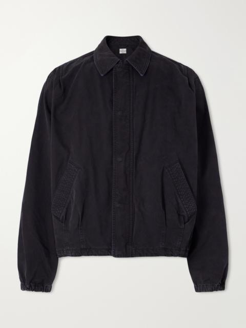 YOKE Garment-Dyed Cotton-Twill Blouson Jacket