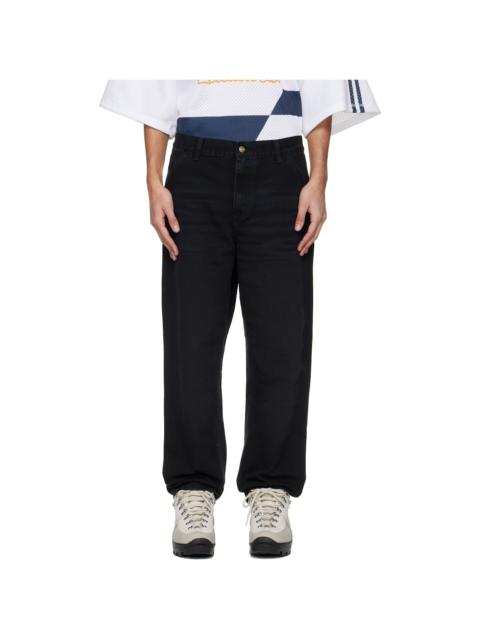Carhartt WIP Black Single Knee Trousers