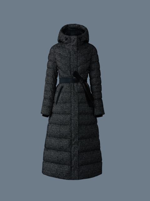 MACKAGE CALINA-FLP Flocked down maxi coat