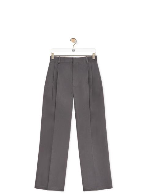 Loewe Pleated trousers in cotton