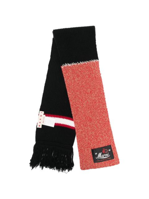 Marni fringe-trimmed scarf