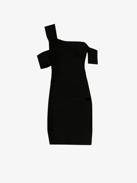 Alexander McQueen Women's Bandage Mini Dress in Black