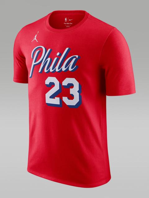 Jordan LeBron James Philadelphia 76ers Men's NBA Essential T-Shirt