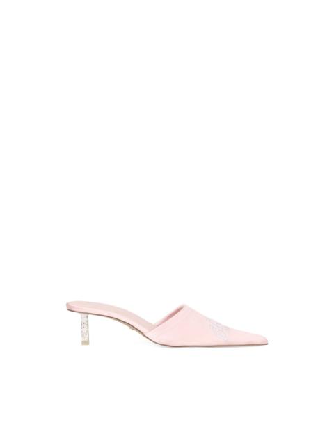 GCDS logo-embroidered mules