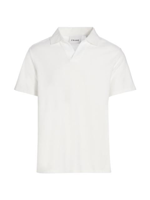 FRAME Men's Johnny Collar Polo Shirt - Off White