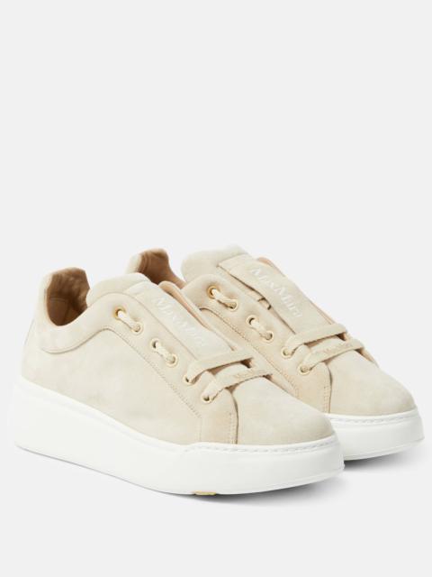 Maxi suede sneakers