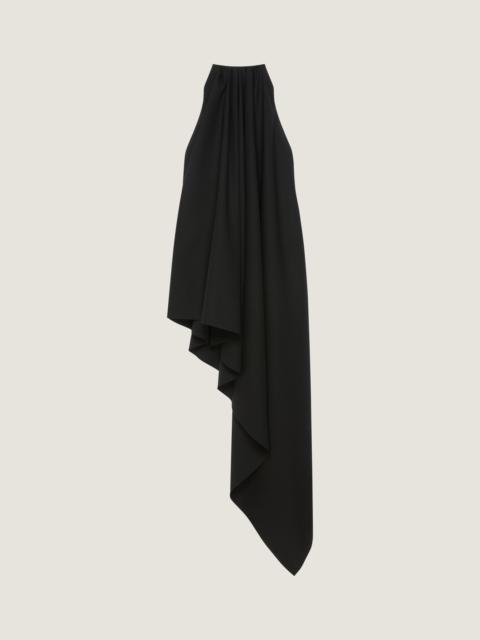 Givenchy ASYMMETRIC HALTERNECK DRESS IN WOOL