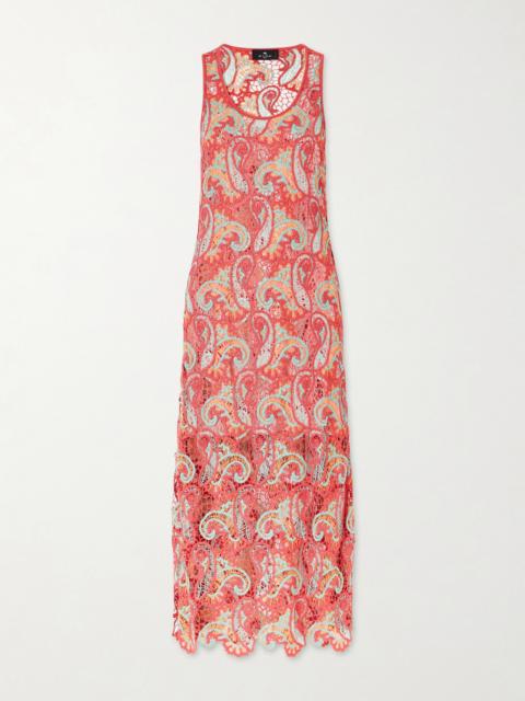 Etro Crocheted Midi Dress